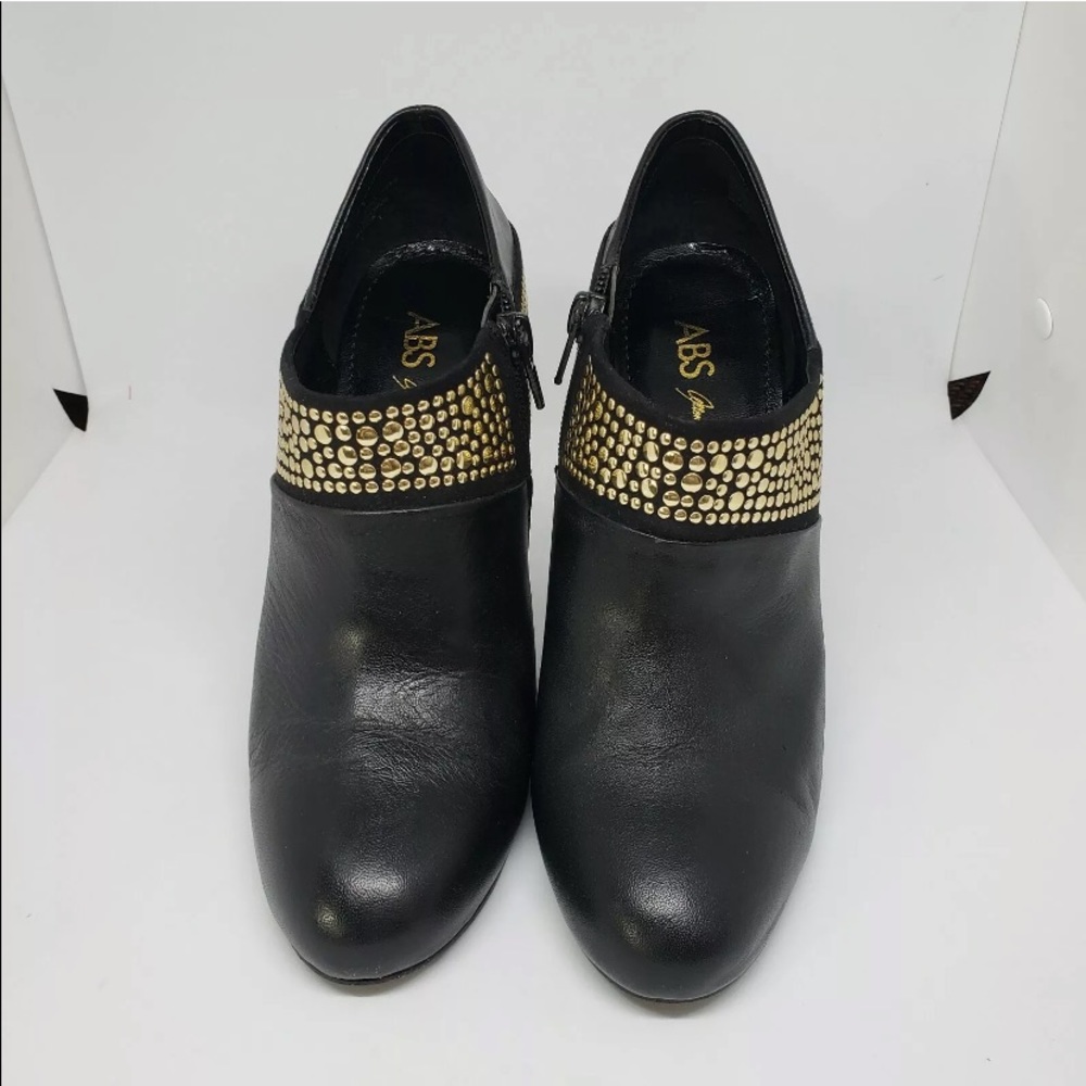 ABS by Allen Schwartz Trickie leather booties 7.5